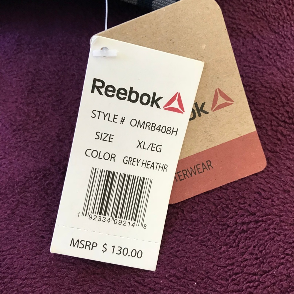 Reebok Heavy Winter Fleece Jacket Sweater Size XL - Picture 6 of 6